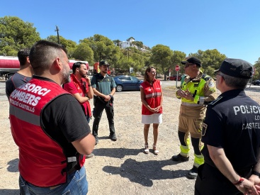 Carrasco: 'Gracias a la coordinación de efectivos de las diferentes administraciones hemos podido evitar un grave daño al Desert de les Palmes'