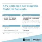 Convocan la XXV edicin del Certamen de Fotografa Ciutat de Benicarl