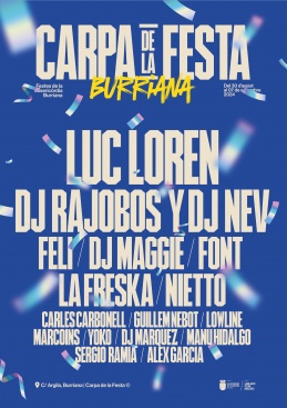 Presentaci de la programaci de la Carpa de la Festa per a les Festes de la Misericrdia 2024