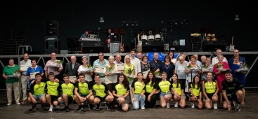 La gente mayor de Morella celebra su fiesta