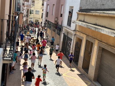 Vall d'Alba estrena su programa taurino con exhibiciones y encierro de toros