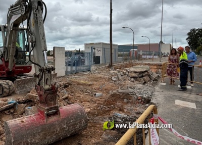 Almassora inicia las obras de urbanización en la avenida Castellón frente al futuro McDonald’s