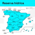 La reserva hdrica espanyola es troba al 48,6% de la capacitat