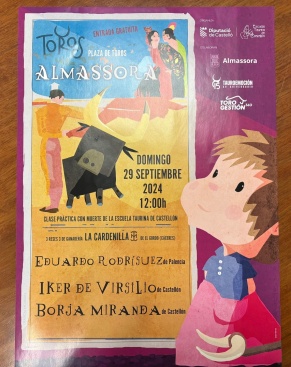 Almassora celebra les seves preferides amb festejos taurins i una classe pràctica de l'Escola Taurina de Castelló