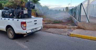 Moncofa intensifica su actuación contra los mosquitos con tratamientos terrestres en focos urbanos