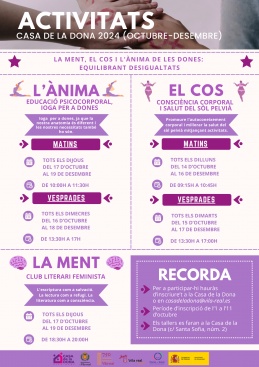 La Casa de la Dona de Vila-real ofrece nuevas actividades para conectar mente, cuerpo y alma