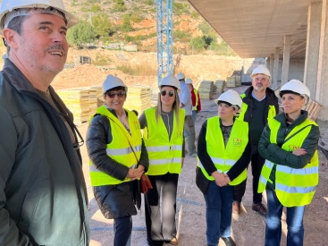 Avanzan las obras del nuevo CEIP Rosario Perez en la Vall d'Uix