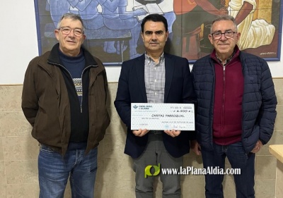 Entrega de cheques solidarios de la estimada Caixa Rural alcorina