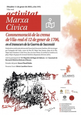 Vila-real conmemora la quema de la ciudad en 1706