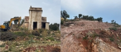 Alfondeguilla derriba el antiguo depsito de agua potable del Castellet