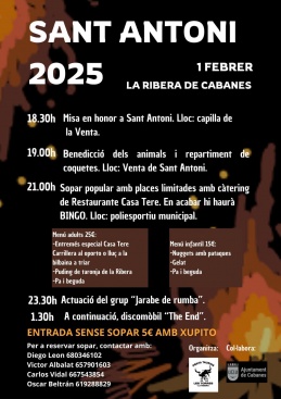 Tradición y festividad en Cabanes y La Ribera con la celebración de Sant Antoni