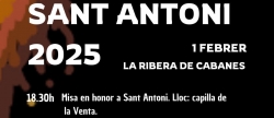 Tradicin y festividad en Cabanes y La Ribera con la celebracin de Sant Antoni