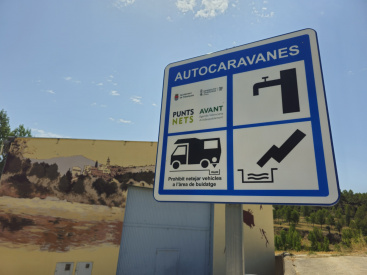 Palanques impulsa una nueva zona de sombra para autocaravanas