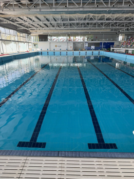 Reobertura de la piscina olmpica de Castell desprs de treballs de millora