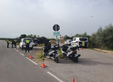 La Policía Local de Burriana intensifica la vigilancia contra las distracciones al volante en colaboración con la DGT