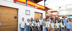 Marta Barrachina asiste a los actos taurinos en la renovada plaza de Espaa de Alqueras del Nio Perdido