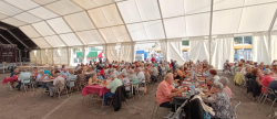 La procesin del traslado y la merienda para la gente mayor ponen el broche final a las fiestas patronales de Almenara 2025