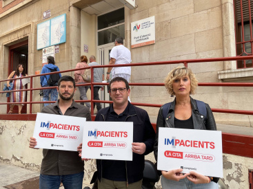Compromís denuncia esperas de hasta un mes en la sanidad pública de Castelló