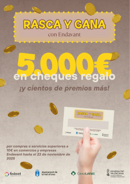 Endavant ofrece 5.000 euros en premios en campaa de Rasca y Gana