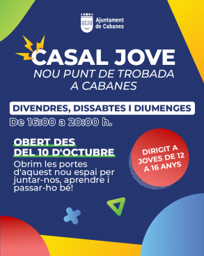 Cabanes inaugura un nou lloc de trobada per a joves