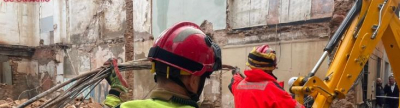 Colapsa una vivienda en el caso antiguo de Burriana