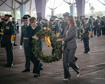 Castelln celebra el Da de la Hispanidad y rinde homenaje a la Guardia Civil