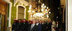 La Virgen de la Soledad procesiona para cerrar las fiestas en Nules
