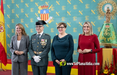 Marta Barrachina agrax la labor diria i el comproms de la Gurdia Civil amb la provncia de Castell en la festivitat de la seua patrona