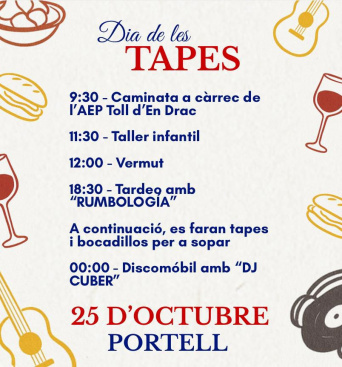 Portell celebra el Día de las Tapas con actividades para todos los públicos