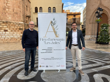 Nueva edición de la Fira d'Artesania 'Les Aules' en Castellón con más de 20 expositores y talleres en vivo