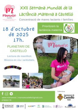 Mamare celebra la festa de la Setmana Mundial de la Lactncia en l'any del seu vint aniversari com associaci