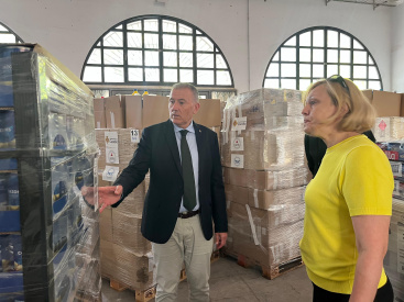 Castellón envía 20 toneladas de material hospitalario a Ucrania