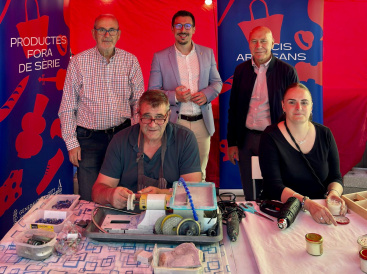 La Fira d'Artesania `Les Aules' despide una edicion con gran afluencia de publico y mas de 20 expositores