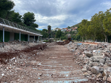 El Ayuntamiento de la Vall d'Uixó empieza las obras del nuevo parque acuatico de Sant Josep