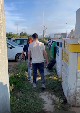 El PSPV de Castelló acusa a Carrasco de dejadez al permitir obras en el entorno del colegio Jaume I que convierten las aceras en inaccesibles