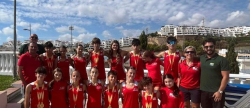 La Diputaci de Castell celebra el triomf del CITD Penyeta Roja, campi d'Espanya sub-14 per equips masculins