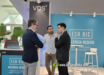 El aeropuerto de Castellón promociona entre 'startups' e inversores la incubadora de la Agencia Espacial Europea en el Valencia Digital Summit