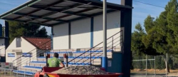 El Ayuntamiento de Rossell est realizando trabajos de resiembra en el Campo Municipal de Ftbol La Planeta.
