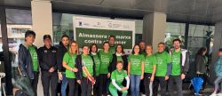 Almassora se tiñe de verde en la IV Carrera solidaria contra el cáncer, a pesar de la lluvia