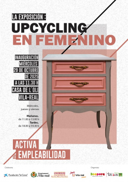 Inauguración de exposición de proyectos del proyecto 'Upcycling en femenino'