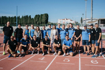 Castellón acoge a 30 deportistas ucranianos para entrenar en atletismo adaptado