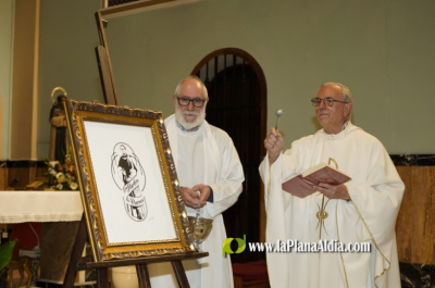 Vicente Guerola dona un dibujo de San Martn de Porres