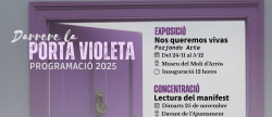 'Detrás de la puerta violeta': Almenara se suma al 25N con una semana de actividades contra la violencia de género