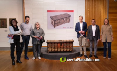 La Diputacin de Castelln pone en valor y expone en el Museo Bellas Artes un Cofre Medieval de Ares del Maestrat del siglo XIV