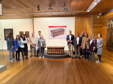 Un cofre del siglo XIV de Ares del Maestrat, protagonista del Museo de Bellas Artes de Castelln