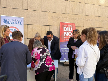 El PP ix al carrer per a mostrar el rebuig al `basurazo' a Vila-real i demanar una rebaixa substancial de l'IBI
