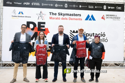 La Diputacin de Castelln celebra los diez aos de la Marat dels Dements Skymasters y ensalza la emocin y el espritu deportivo de la prueba de 42 kilmetros