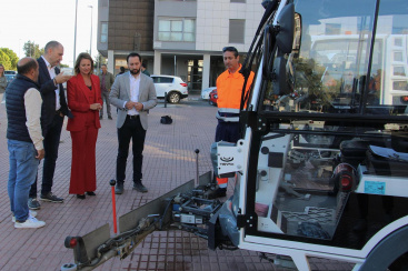 Carrasco destaca la apuesta por la limpieza viaria gracias a la incorporacin de nueva maquinaria ms eficiente y sostenible