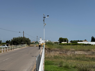 Moncofa instala un sistema pionero para medir el caudal del Belcaire y anticiparse a posibles inundaciones