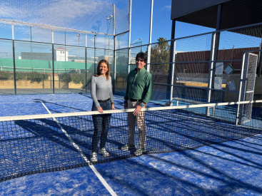 Almassora renueva las pistas de padel del Centro Municipal de la Raqueta